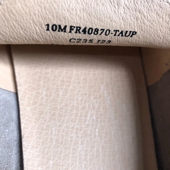 Frye womens Melanie Skimmer taupe suede loafer shoes - Picture 5 of 6